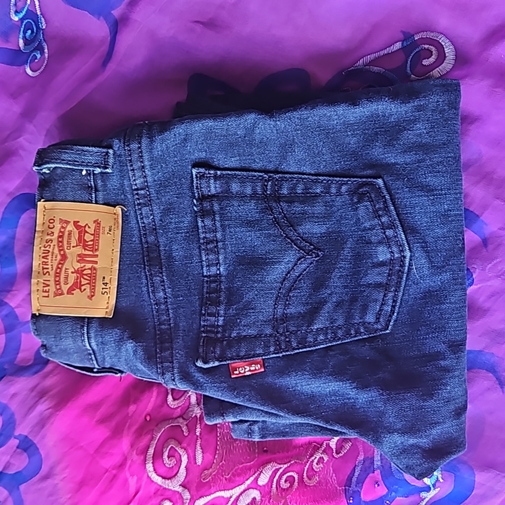 Boy's Levi's 514 size 7 Reg jeans